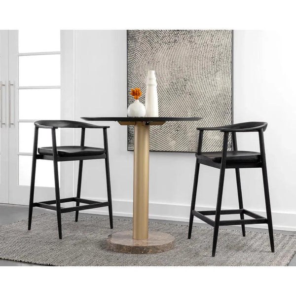 Jeremy Upholstered Modern Counter Stool