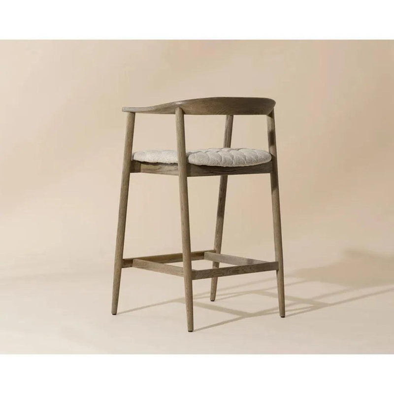 Jeremy Upholstered Modern Counter Stool