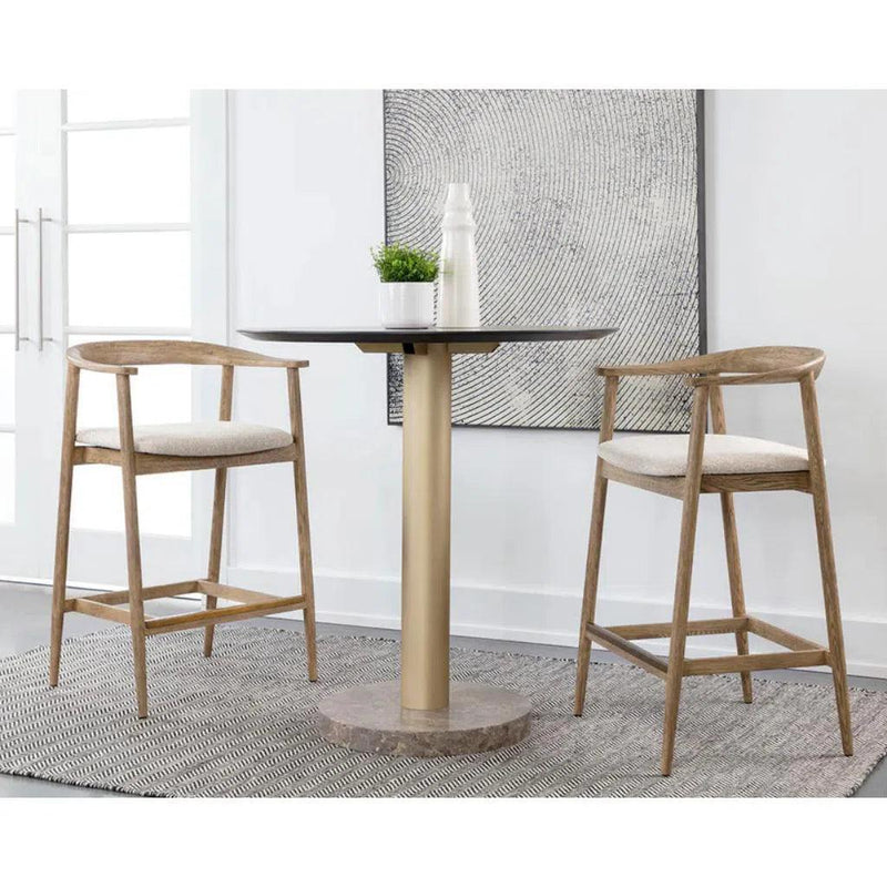 Jeremy Upholstered Modern Counter Stool