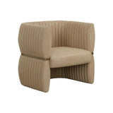 Tryor Leather Upholstered Lounge Chair