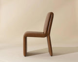 Cascata Leather Upholstered Dining Armchair