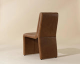 Cascata Leather Upholstered Dining Armchair