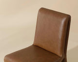 Cascata Leather Upholstered Dining Armchair