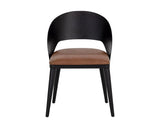 Dezirae Leather Upholstered Armless Dining Chair