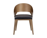 Dezirae Leather Upholstered Armless Dining Chair