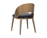 Dezirae Leather Upholstered Armless Dining Chair