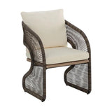 Toulon Dining Chair Stinson Cream Modern Outdoor Seating