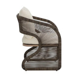 Toulon Dining Chair Stinson Cream Modern Outdoor Seating