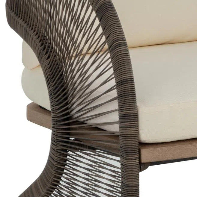 Toulon Dining Chair Stinson Cream Modern Outdoor Seating