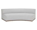 Cadiz Modular Sofa Gracebay Light Grey Teak Wood Frame