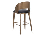 Dezirae Leather Upholstered Barstool