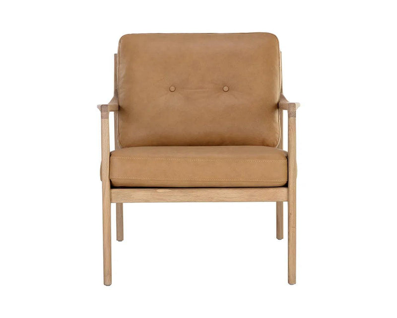 Gilmore Leather Upholstered Lounge Chair