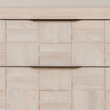 Akava Dresser With Light Wash Finish and Gold Accents