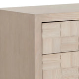 Akava Dresser With Light Wash Finish and Gold Accents