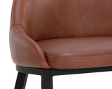 Astra Leather Upholstered Barstool