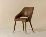 Galen Leather Upholstered Armless Dining Chair