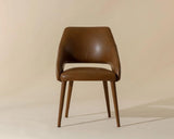 Galen Leather Upholstered Armless Dining Chair