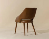 Galen Leather Upholstered Armless Dining Chair