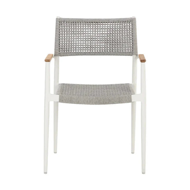 Nava Rope Stackable Outdoor Dining Armchair (Set Of 2)