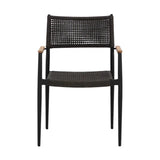 Nava Rope Stackable Outdoor Dining Armchair (Set Of 2)