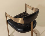 Beaumont Leather Upholstered Dining Armchair