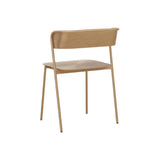 Keanu Powder Coated Iron Armless Dining Chair