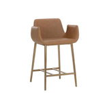 Lucano Leather Upholstered Counter Stool