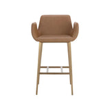 Lucano Leather Upholstered Barstool