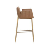 Lucano Leather Upholstered Barstool