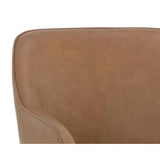 Malachi Leather Upholstered Dining Armchair