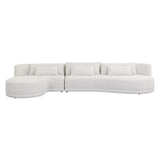 Laken Fabric Upholstered Sofa Chaise