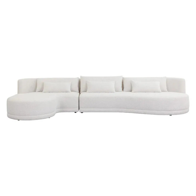 Laken Fabric Upholstered Sofa Chaise