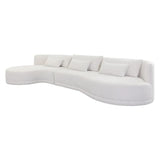 Laken Fabric Upholstered Sofa Chaise