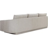 Gannon Polyester Upholstered Modern Sofa