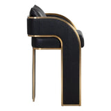 Baz Barstool Napa Black – Elegant Gold Accents