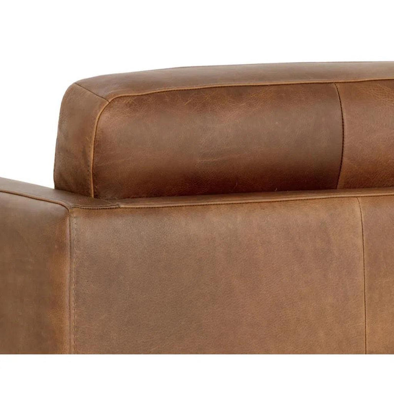 Karmelo Leather Upholstered Armchair