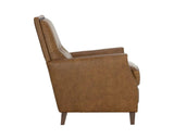 Florenzi Leather Upholstered Lounge Chair