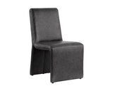 Cascata Leather Upholstered Dining Armchair