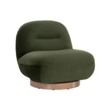 Franze Fabric Upholstered Swivel Lounge Chair