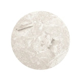 Guinevere White Marble  Round Coffee Table