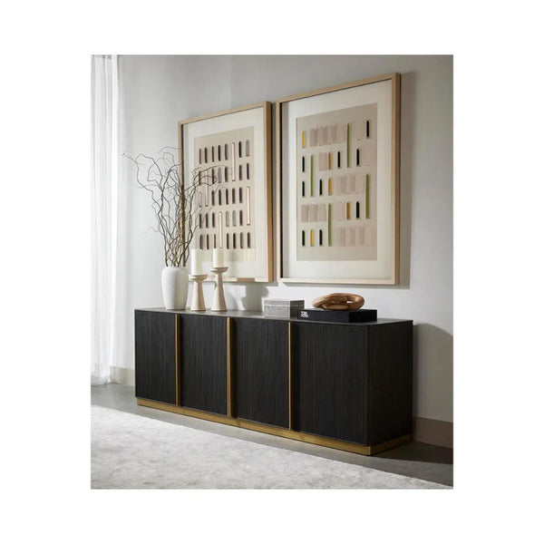 Kalla Wooden Steel Sideboard