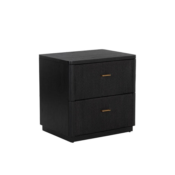 Etienne Linear Designed Wooden Nightstand