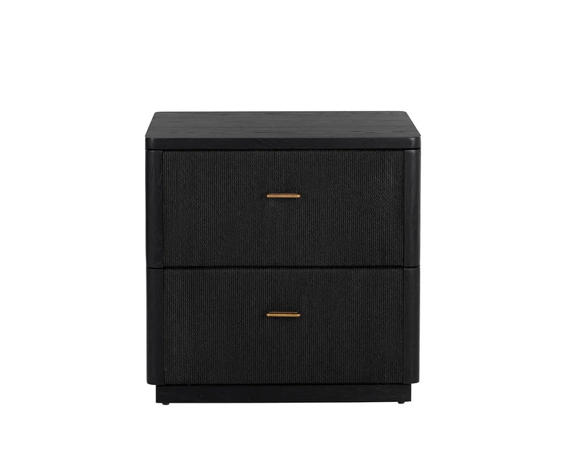 Etienne Linear Designed Wooden Nightstand