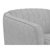 Garrison Fabric Upholstered Swivel Lounge Chair