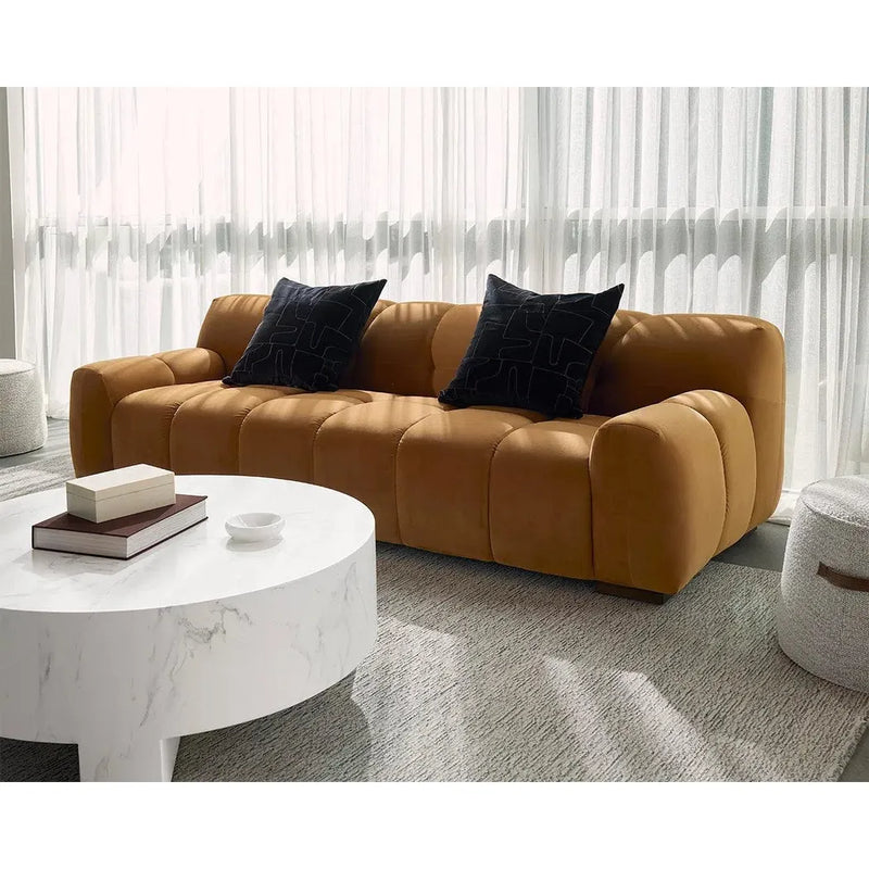 Romy Sofa Meg Gold - Plush Comfort With Elegant Design