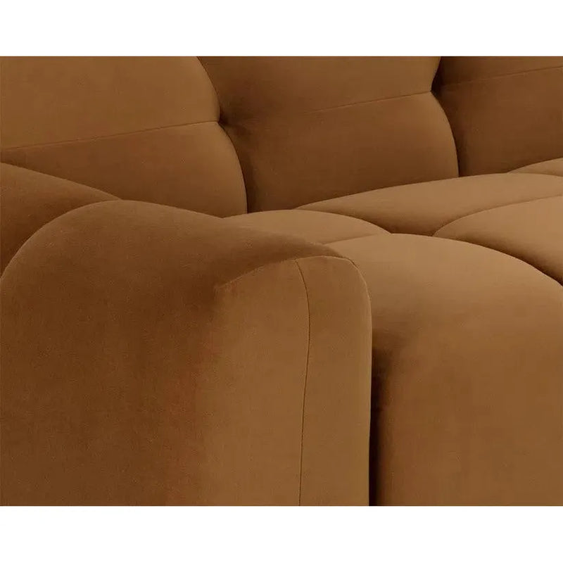 Romy Sofa Meg Gold - Plush Comfort With Elegant Design