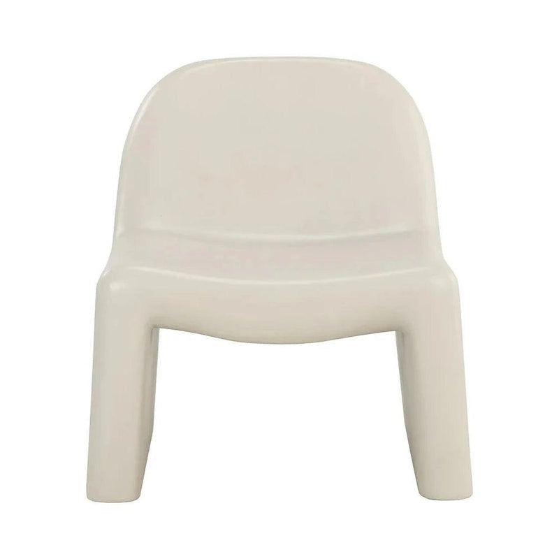 Kessel Lounge Chair Contemporary Cream Concrete Design