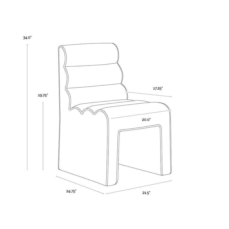 Stuart Dining Chair Meg Gold Fully Upholstered Comfort