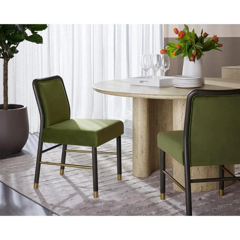 Jeno Upholstered Armless Dining Chair (Set Of 2)