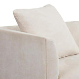 Anwa Sofa - Polo Club Muslin With Solid Oak Wood Legs